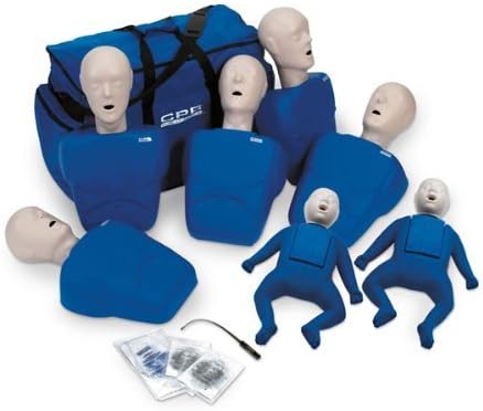 TPAK700/TPAK700T CPR Prompt 5 Adult/Child Manikins & 2 Infant Manikins (Blue)