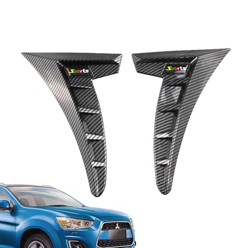 Decoración de ala lateral de coche para renovar la carrocería aburrida con rejillas de diseño