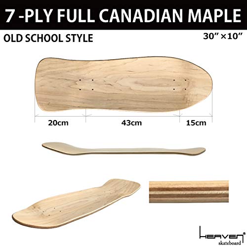 Amazon | HEAVEN SKATEBOARD HEAVEN Old school style 30