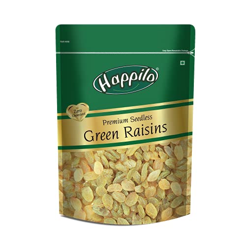Image of Happilo 100% Natural Premium Whole Cashews, 200g & Premium Seedless Green Raisins, 250g