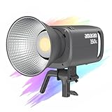 Amaran 150c RGB LED Monolight (Grey) - 150W Point-Source Light with Bowens Mount, Full-Color Stepless Dimming, 2,500K-7,500K, CRI 95+, Integrated Handle Design for Filmmakers and Content Creators