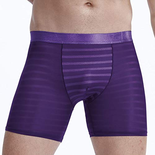 Men's Boxer Briefs,See Through Underwear,Cooling Breathable Stretch Trunks Boyshort Panties,Transparent Sheer Panty Lingerie #TOP1