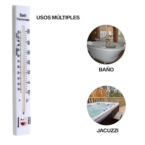 Miniatura 6 de Brannan Termómetro De Baño, Fácil De Usar Para Comprobar La Temperatura Del Agua Caliente Antes De Bañarse, El Termómetro De Baño Ideal Y Seguro Para Bebés