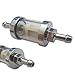 Produktbild Motorrad Benzinfilter 1/4' 6mm, Ø=26mm, rund, chrom/glas, Gesamtlänge: 42mm