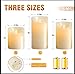 OSHINE flameless Candles, flameless Candlestick, flameless Battery Candles, Battery Remote Control Candles, LED Candles 3 Piece Set 4
