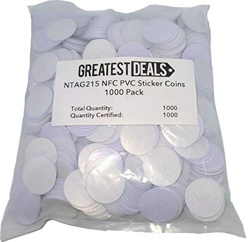 Pegatinas NFC NTAG215 de 28 piezas garantizadas para TagMo 6