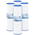 Fil-fresh CL340 Pool Filters Cartridge Compatible with Jandy CL340, CV340, Replaces Pleatco PJAN85, Jandy R0554500, Unicel C-7459, Filbur FC-6405, 4×85 sq. ft, 4-Pack