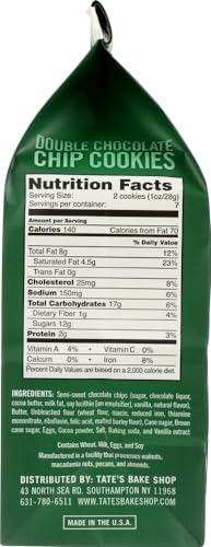 Tate's Bake Shop Cookies Double Chocolate Chip -- 7 oz - 2 pc - Image 5