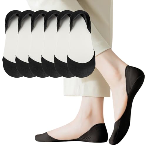 Image of No Show Socks for Flats Heels Pumps Lofers Low Cut Non-Slip Invisible Liner Socks for Women by Flammi