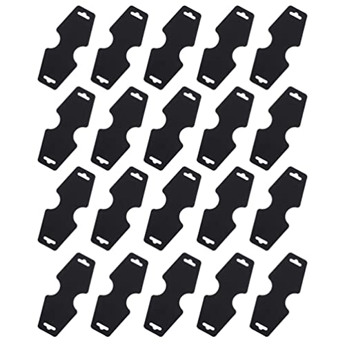 Didiseaon 200 Sábanas Collar Tarjetas de Exhibición Tarjetas Colgantes Pendientes Pendientes de Papel Player Jewelry Display Pastor para Clips de Cabello Collar de Aretes () Cover