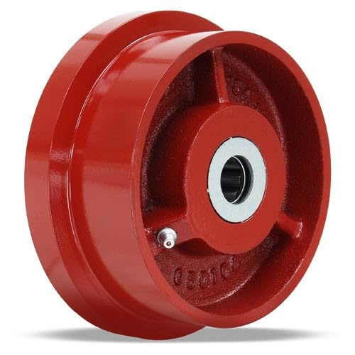 Hamilton Cast Iron Single Flanged Track Wheel WFT-51T-3/4: High-Performance, Heavy-Duty Industrial Wheel with Precision Tapered Roller Bearing