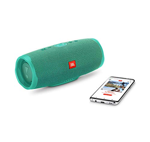Image of JBL Charge 4 Waterproof Portable Bluetooth Speaker- Teal, 5.10 x 9.12 x 4.4 (Renewed)