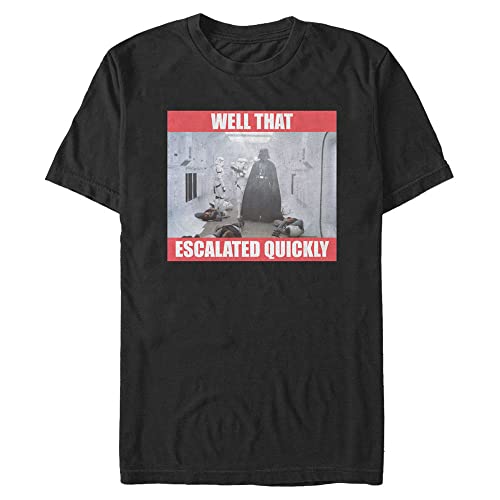 T-shirt Star Wars homme 5XL noir confortable à coupe ample premium