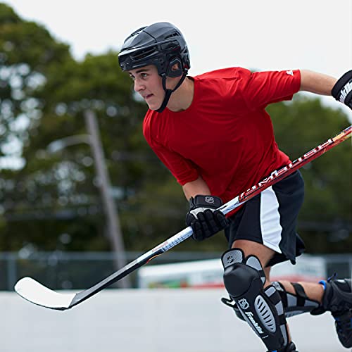 Franklin Sports Street Hockey Sticks - Ambush Youth Street Hockey Stick - Wood and Fiberglass Shaft - ABS Blade - One Piece Stick - 46" Left Handed by Franklin Sports - Image 4