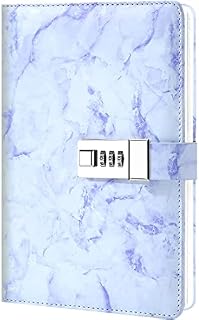 Nitukany Diary with Lock for Girls and Women Lockable Leather Journal with Combination Lock Cute Notebooks