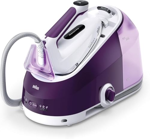 Braun CareStyle 5 - Centrale Vapeur Puissante, Fer à Repasser Vapeur avec Technologie FreeGlide 3D, Vapeur 145 g/min, Mode iCare, Vapeur Verticale, Réservoir...
