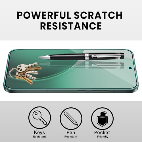 Image of FIRST MART Matte Anti-Glare Tempered Glass for Oppo Reno 14 and Reno 13 With Installation Kit | Military-Grade Gaming Screen Protector & Cable Guard | Edge to Edge Coverage | Black