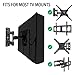 Waterproof Outdoor TV Covers for 55 to 58 inches Outside TV, 600D Thick Fabric TV Screen Protector Cover with Remote Control Pocket - Size 55''W x 35''H x 5.5''D
