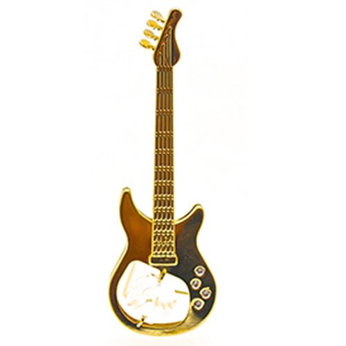 SPECTRA CRYSTAL GOLD PLATED ELECTRIC GUITAR with Stand