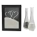 Cathy's Concepts Heart Design Sand Ceremony Shadow Box, Black