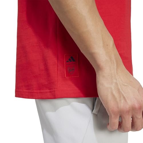adidas Camiseta Gráfica Estacional Arsenal FC para Hombre, Mejor Escarlata, M