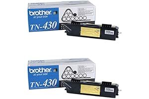 Genuine Brother TN430 Standard Yield Black Toner Cartridges - 2 Pack
