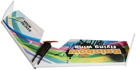 DW Hobby EPP Foam RC Plane Rainbow V2 Flying Wing Model Airplane Trainer Remote Control RC Flying Aircraft Kit for Beginners