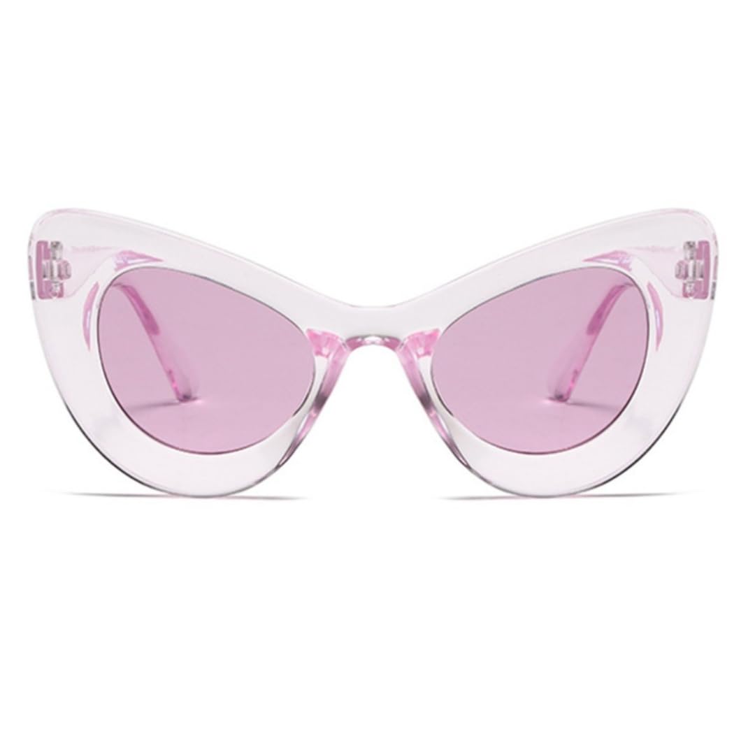 Lunettes de soleil œil de chat rétro et design oversize universel - 5