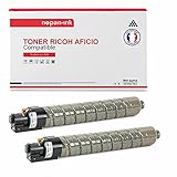 aficio mp c2500 mac  NOPAN-INK - Toner x2 888640 888636 Noir Compatible pour Ricoh Aficio MP C2000 Aficio MP C2500 Aficio MP C3000 Ricoh Aficio