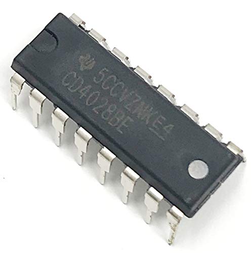 Juried Engineering Cd4028Be Cd4028 Cmos Bcd-To-Decimal Or Binary-To-Octal Decoders/Drivers Ic Breadboard-Friendly Dip-16 (Pack Of 10) #TOP1