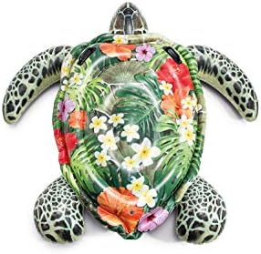 Intex Realistic Print Sea Turtle Inflatable, 75" X 67", for Ages 3+ , Green
