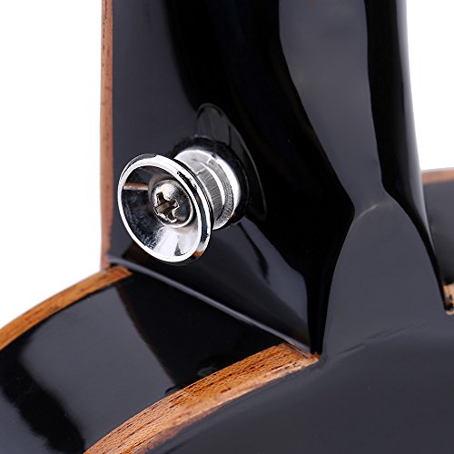 Btuty 21 pouces Ukulélé 4 Cordes Soprano Spruce Ukulele Ultrathin Spécial Couleur Noir - Les Beatles, Paul McCartney, John Lennon, RIngo Starr, George Harrison Btuty 21 pouces Ukulélé 4 Cordes Soprano Spruce Ukulele Ultrathin Spécial Couleur Noir – Image 5