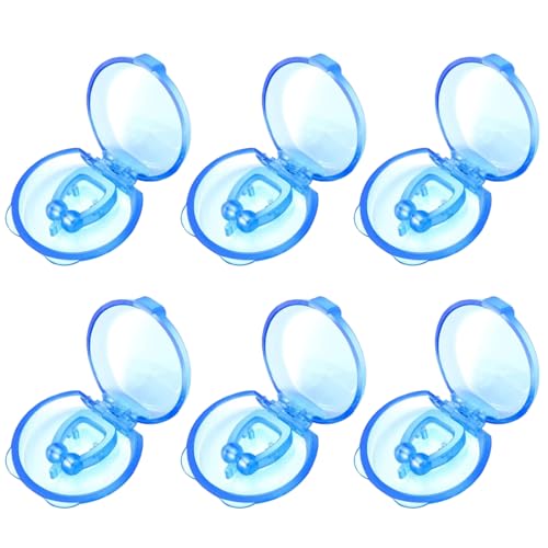 Teegxddy Antironquidos para Dormir, Dilatadores Nasales,Dilatador Nasal Anti Ronquidos Clips Nasales Magnéticos, Clip Nariz para mejora Respiración, Ayuda a Dormir,6 Piezas