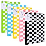 Srvnpioy 40 Taschen A3 Päsentationsdisplay Buch (5 Farben) A3 Sichtbuch Kunststoff Portfoliobuch Präsentationsbuch mit 40 Klarsichthüllen für Portfolios, Gemälde, Kunstwerke, Zeichnungen