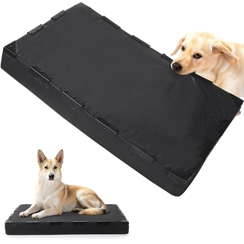 HOMBYS 3.5” Foam Chew Proof Indestructible Dog Bed