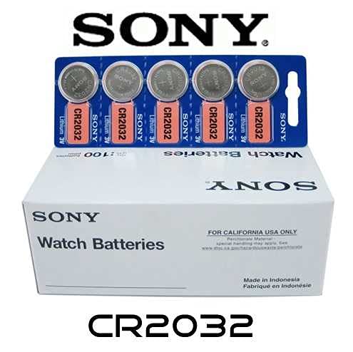Bateria Lithium 3v CR2032 Sony/Murata cartela com 5 uns