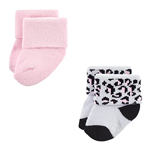 Image of Hudson Baby Baby 8-pack Cotton Rich Newborn and Terry Socks