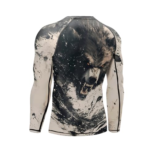 BJJ Rash Guard, Ultra Soft Compression Shirt, Rash Guard Men Jiu Jitsu Long Sleeve2