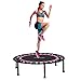 Newan 40 Pulgadas Silent Mini trampolín Fitness Trampolín Bungee Rebounder Jumping Cardio Entrenamiento para Adultos o niños – Límite máximo 330 Libras
