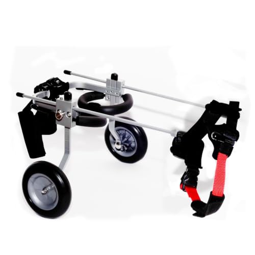 Image of Dog Wheelchair for Back Legs - K9 Orthopedic Surgeon Designed & Tested - Adjustable Dog Harness Stroller Cart with All Terrain Wheels Hind Leg Support - Mobility Aid by Best Friend Mobility - Medium
