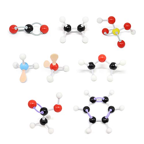 Reliancer TG17019 Molecular Model Kit,444Pcs Organic Molecular Chemistry Set W/C60,Atoms,Bonds,Molecular Structures Building Kit thumb #2