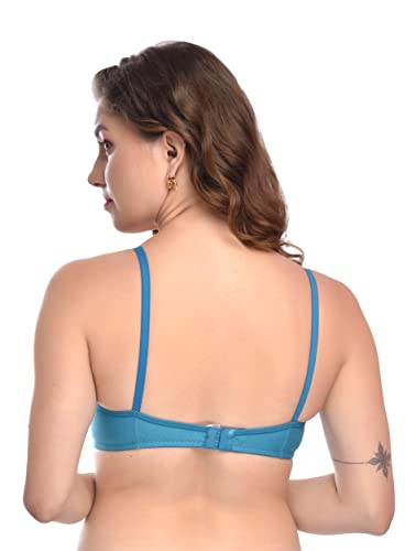 Image of Full Coverage Non Padded Non Wired Daily Use Regular Bra for Women and Girls Multicolor Size 28-40
