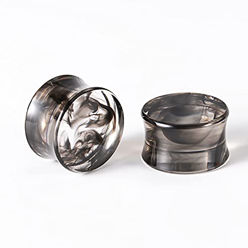 TBOSEN 16PCS Set Mixed Stainless Steel Ear Gauges Wood Tunnels Double Flare Saddle Stretching Screw Fit Gauge Acrylic Ear Plugs and Tunnels Gift 0g-1" in 8mm-25mm - Thumbnail 4