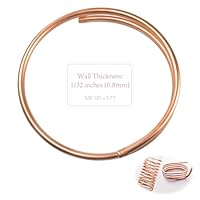 Copper Tubing, 8 OD X 6 ID X 6.56Ft Refrigeration Pipe, Soft Coil Copper Tubing For Air - View #14