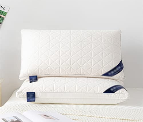 XANAYXWJ Algodón Soltero Almohada de látex Caliente Almohada Hotel Almohada Almohada Cervical casa Almohada de sueño para Adultos