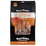 Wild Eats Lickable Dog Treat Rotisserie Chicken 4 ct, High Protein Dog Puree Snack or Meal Topper for All Breeds, Small, Medium and Large Dogs
