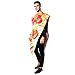 EraSpooky Disfraz de Pizza de Comida Unisex Disfraces Fiesta de Halloween Traje...
