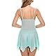 ONGASOFT Dessous Damen Sexy Unterwäsche Öffnen Zurück Sleepwear Tiefer V-Ausschnitt Mit Tanga Spitze Babydoll Negligees Kleid, Grün
