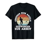 Photo Gallery fustella con scritta in lingua tedesca "geboren zum angeln gezwungen zur arbeit maglietta Photo Gallery fustella con scritta in lingua tedesca "geboren zum angeln gezwungen zur arbeit maglietta