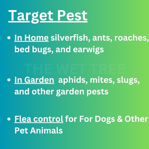 Image of Diatomaceous Earth Powder | 100% Organic Pest Control for Home Garden | Bed Bugs, Cockroach Killer & Ant Repellent for Home | Flea Control for Dogs & Other Pet Animals (1.8)